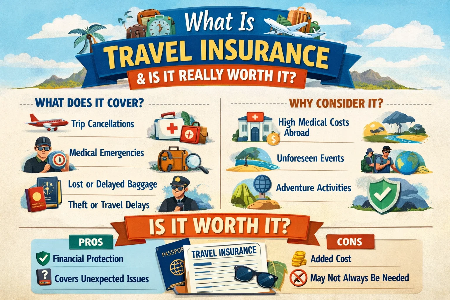 What Is Travel Insurance and Is It Really Worth It? Thumbnail